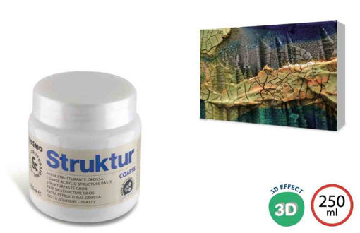 Picture of PRIMO ACRYLIC STRUCTURE PASTE POT 250ML WHITE COARSE GRAIN